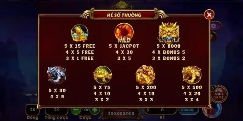 Game cung cấp nhiều tính năng để bạn tận hưởng 